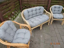 Gartenbankauflage Ratankissen