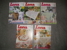 Lena, Schöne Handarbeiten, 5 Hefte ,Stricken, Sticken, Häkeln, Nähen, Topzustand