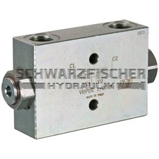 Hydraulik Sperrblock Ventil entsperrbares Rückschlagventil doppeltwirkend VBPDE