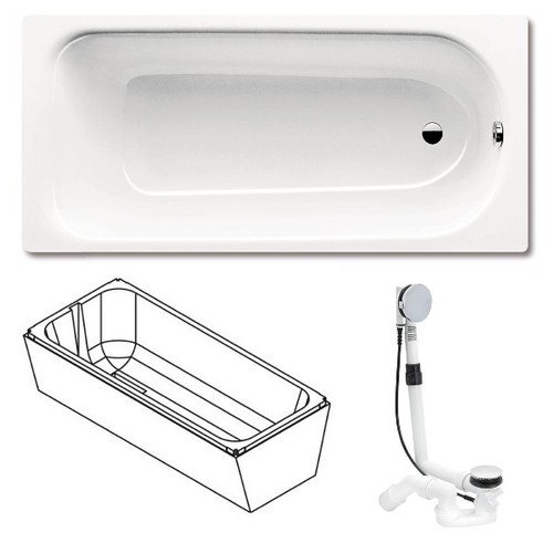 Badewanne komplettset kaldewei - badewanne,