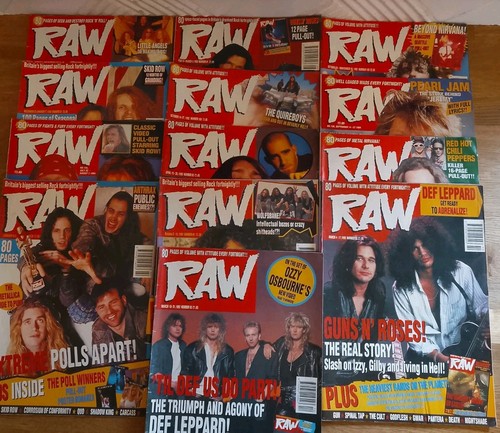 Magazines x13 raw music - magazines,