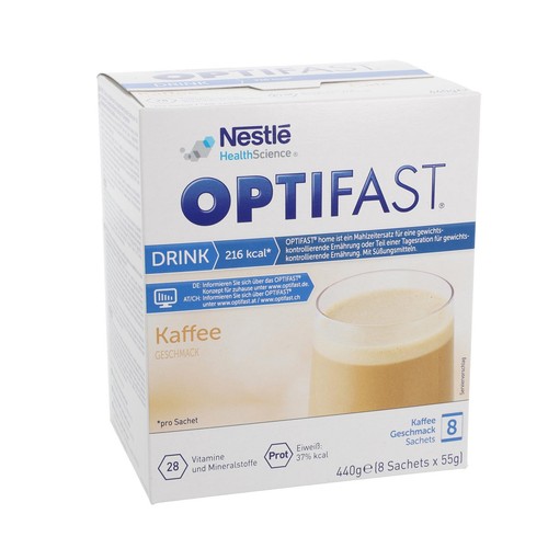 Optifast drink 55g kaffee - 8, x