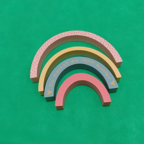 Geschenk idee holz regenbogen - geschenk,
