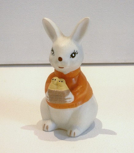Osterhase porzellan osterdeko - porzellan,