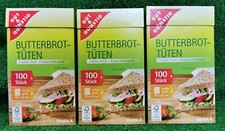 3x Gut & Günstig BUTTERBROT TÜTEN (3x100 Stück) Butterbrottüten Versand0€ !!!