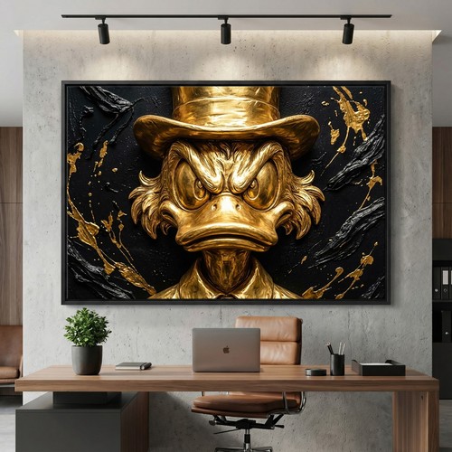 Dagobert duck golden luxus - duck.,