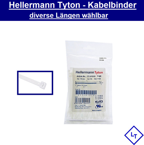 Hellermann tyton kabelbinder - tyton,