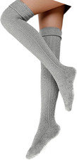 Damen Overknee Socken Lange
