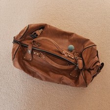 TRUE VINTAGE adidas SPORTTASCHE Kunstleder 80er SPORTSBAG leatherette weekender