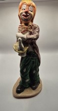 Porzellan Figur Clown Mit