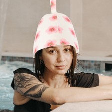  2 Pcs Felt Sauna Hat Breathable Cap Saunazubehor Mütze Damen Filzhut Filzhüte