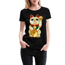 winkekatze Frauen Premium Bio T-Shirt