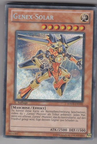 Genex solar secret - yu-gi-oh,