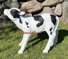 Kuh Kalb bunt Gartenfigur