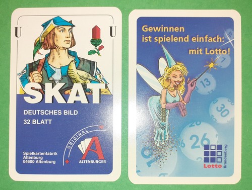 Werbe kartenspiel lotto - werbe-kartenspiel, "lotto