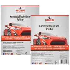 Nigrin 2x Kunststoff-Politur