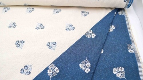 Edelweiß dunkelblau jacquard - edelweiß,