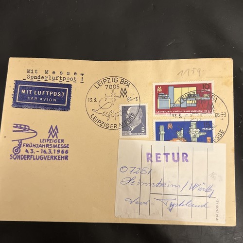 Ddr auslands luftpost - auslands, brief