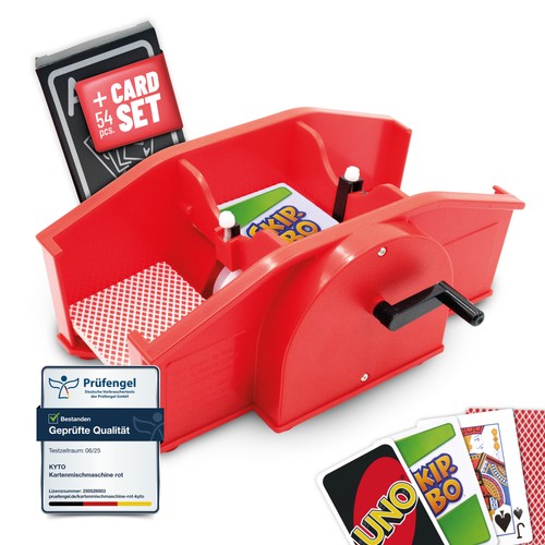 Kyto kartenmischmaschine rot - kyto,