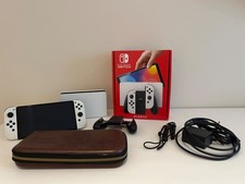 Nintendo Switch OLED Weiß OVP inkl. Zelda BOTW Travel Case
