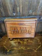 Indische Shruti Box aus Holz 30x22 cm Handarbeit Klanginstrument Meditation