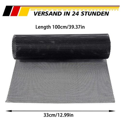 Racing gitter 100x33cm schwarz - gitter,