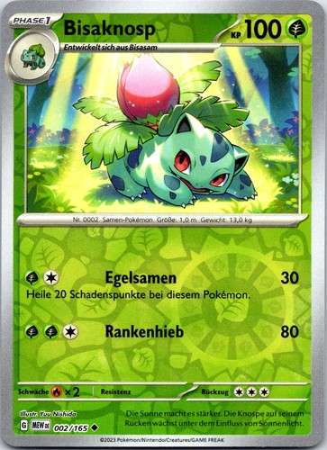 Bisaknosp reverse holo - bisaknosp, sv