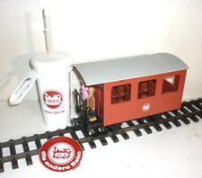 LGB Personenwagen mit Figuren und Zubehör