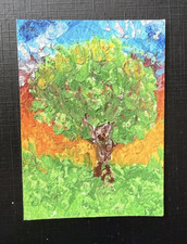 Aceo original oil - aceo,