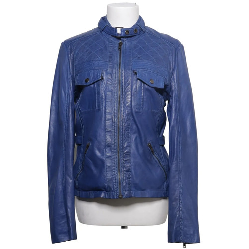 Mandarin lederjacke damen - mandarin,,