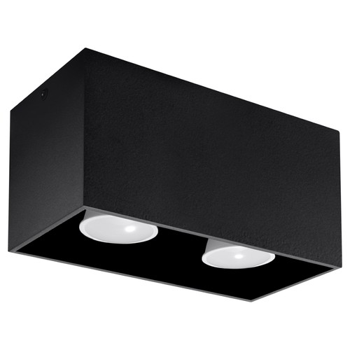 Plafon quad maxi czarny - quad,
