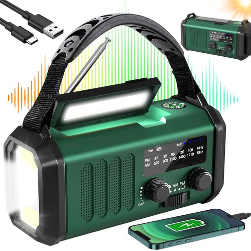 Solar radio kurbelradio - radio,am/fm,