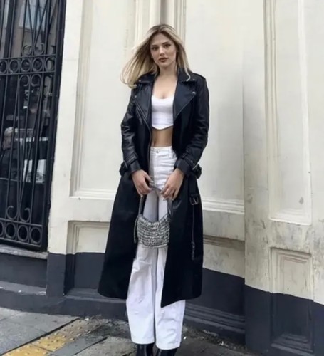 Zara trenchcoat kunstleder - zara,