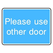 Bitte andere Türschild oder