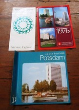 Interhotel POTSDAM 3x Prospekt (1x Vereinigung Interhotel) 1976