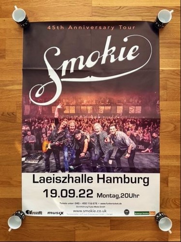 Smokie tour plakat 45th - tour, a1,