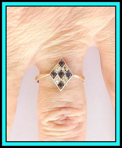 Art deco ring 18k gelb - ring, &