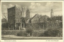Freystadt Schlesien Stadtmauer x 1932