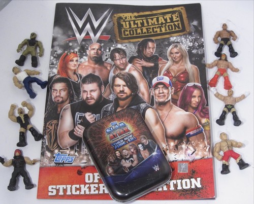 Lot vintage wwe wrestle - wrestle, 8x