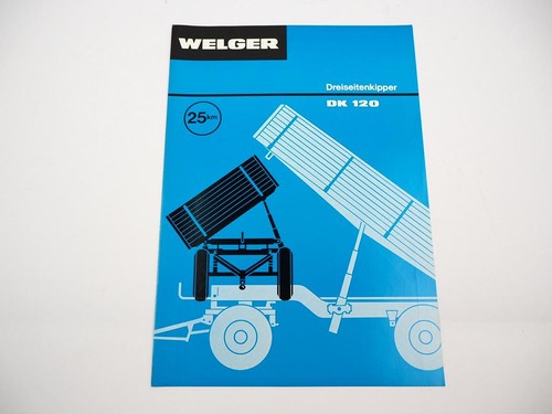 Original prospekt welger dk120 - prospekt,