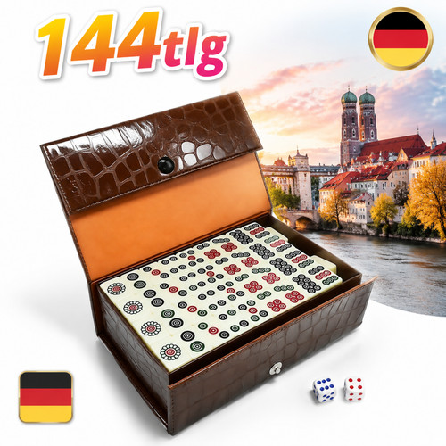 Komplett mahjong spiel 144 - mahjong-spiel,