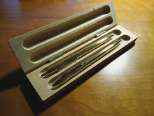 Schreibetui Holz für zwei Stifte Schreibgeräte Holzausführung