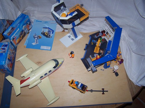 Playmobil flughafen tower - flughafen,