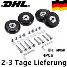 4 Stück Gepäck Koffer Ersatz Räder Achsen OD 50mm Reparatur Mute Gummi Rollen DE