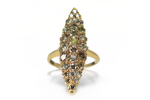 Ring mit brillanten - ring,