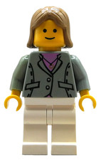 1x LEGO twn040 Minifigur Stadt Town Stadtbewohnerin Frau (B-WARE)