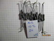 18 Stück 10 Ohm +/- 10% 2W Lastwiderstand gebraucht geprüft