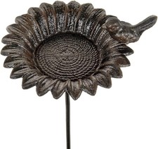 Vogeltränke Gartenstecker stehend Vogelbad "Sonnenblume"