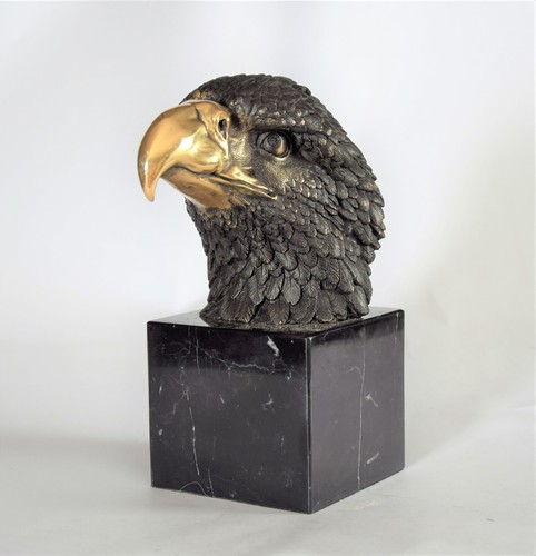 Adler kopf bronzefigur bronze - kopf,