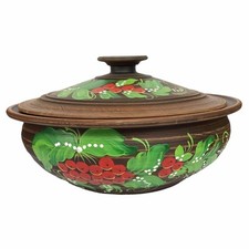 Keramiktopf aus rotem Lehm